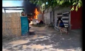 Incendio en Tunuyán