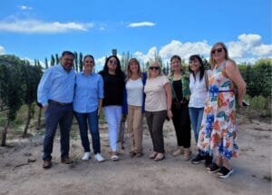 La gerenta de ProMendoza recorrió el Valle de Uco