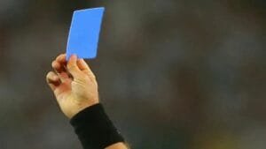 tarjeta azul