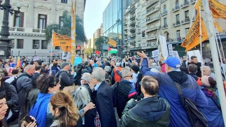 jubilados manifestación