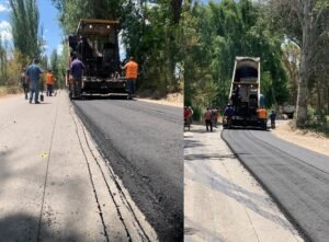 obra asfalto calle silva