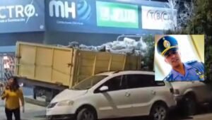 accidente camion y comisario
