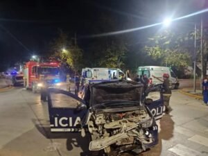 chouq de movil policial