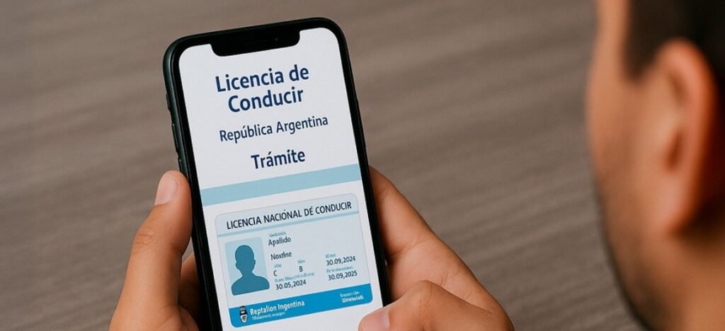 Licencia de conducir trámite