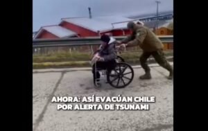 evacuación chilee