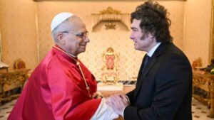 milei y el papa Leon