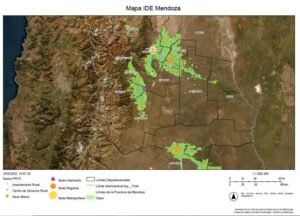 valle de uco mapa