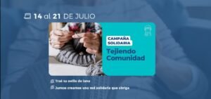 campaña solidaria tejiendo