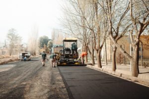 Obra Asfalto calle Laprida Tgto