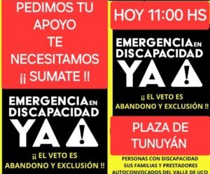 emergencia en discapacidad