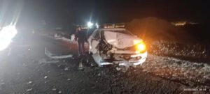 fuerte accidente en Ruta 7