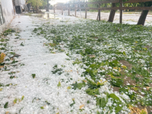 granizo en el sur
