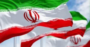 islamic-republic-of-iran-national-flags-waving-on-a-clear-day